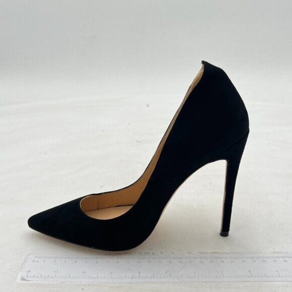 Amazon.com | MODENCOCO Black Women Women\'s Pumps Pointy Closed Toe Stiletto Sexy High Heels Slip on Porm Party